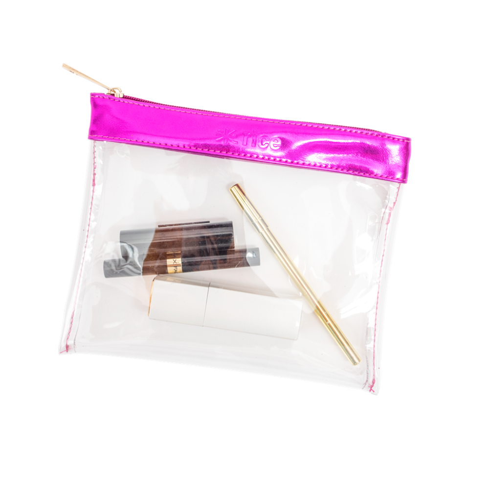 Transparent Travel Pouch for Liquids By Rice DK Vibrant Home